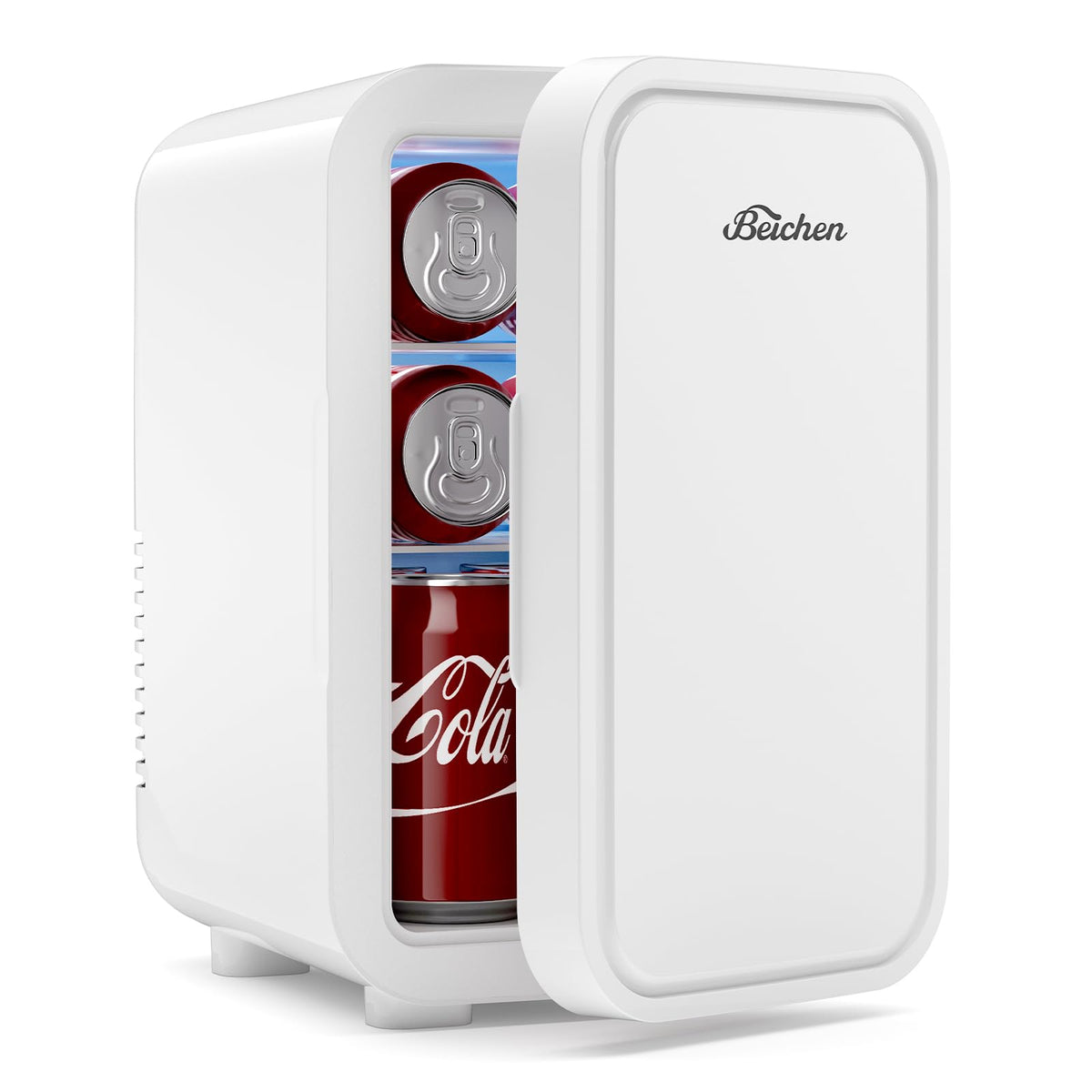 Mini Fridge,6 Liter / 8 Can Small Fridge for Bedroom, Car, Office
