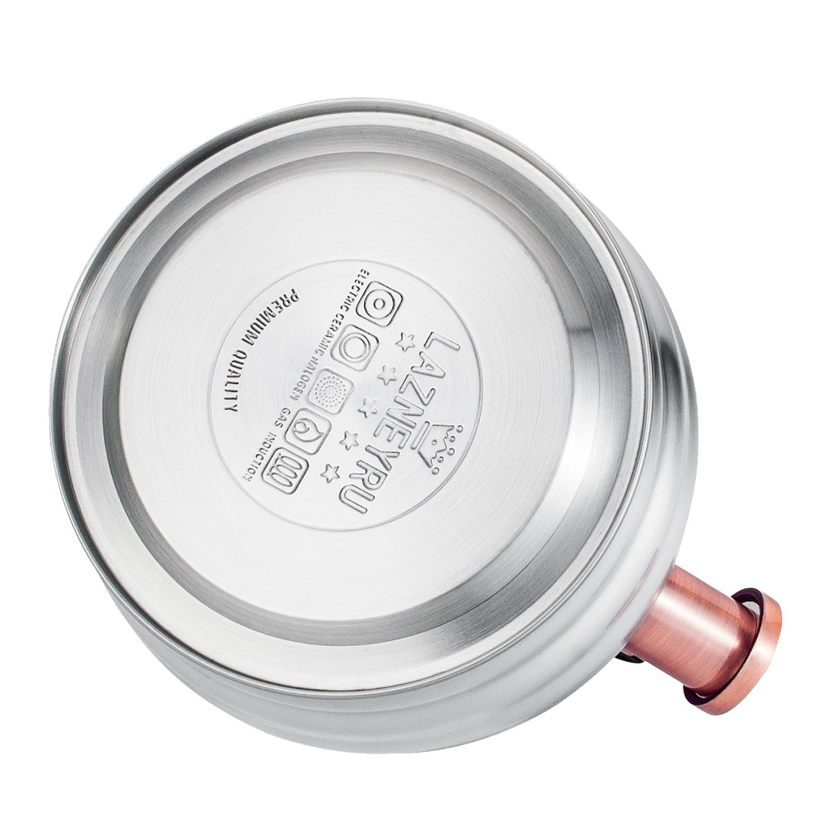 Tea Kettle for Stove Top Whistling Teapot, 3.2Q Tea Pot Stainless Steel Teakettle with Heat Proof Ergonomic Handle
