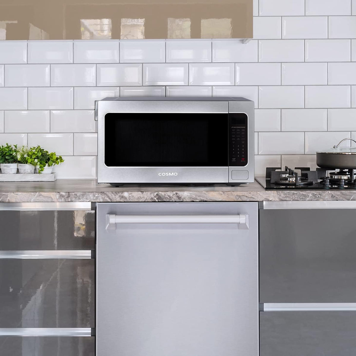 24 in. Nebula Coll 2.2 cu. ft. Countertop Microwave Oven, Stainless Steel
