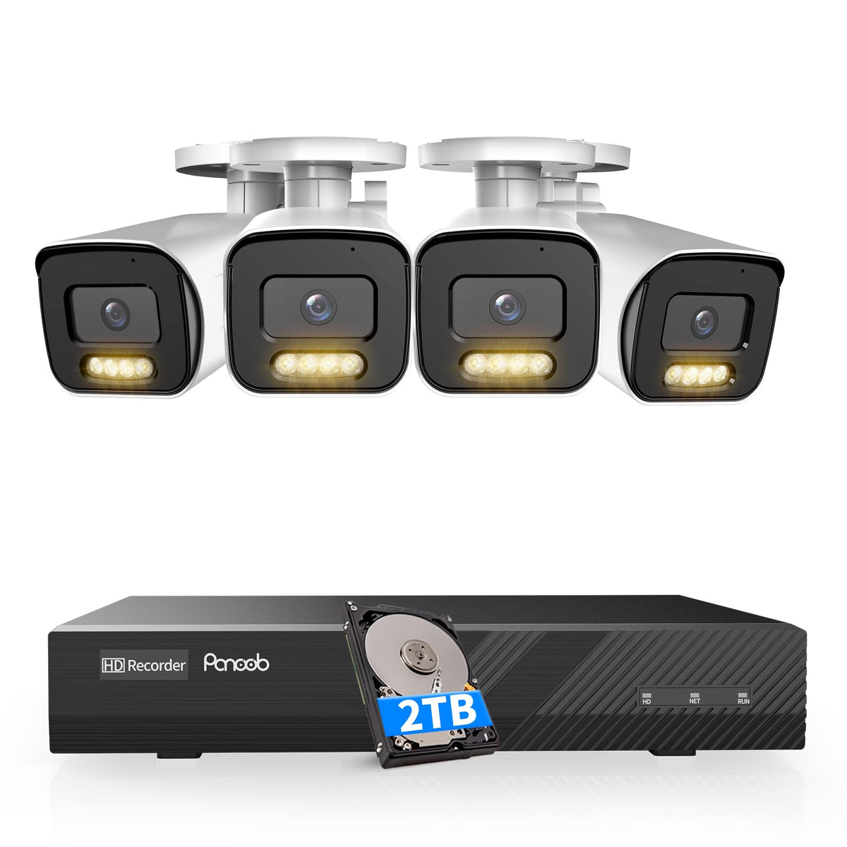 PoE 32 Channel Security Camera System with 8TB HDD, PB65A2032-5MD