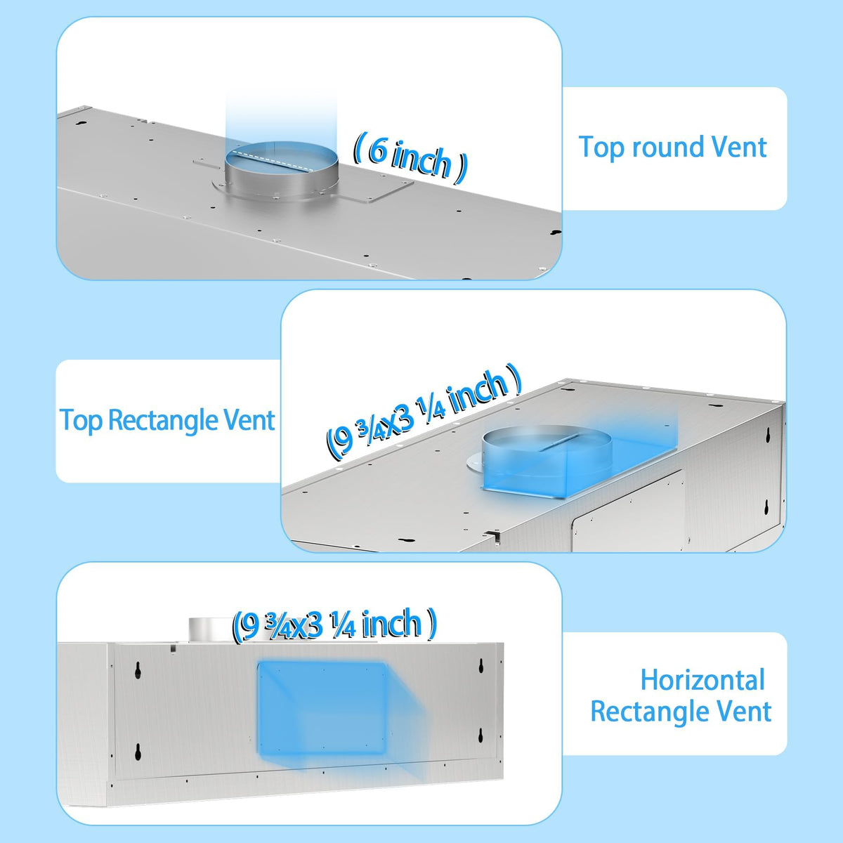 30 inch Under Cabinet Range Hood 1200 CFM Stainless Steel Vent Hoods