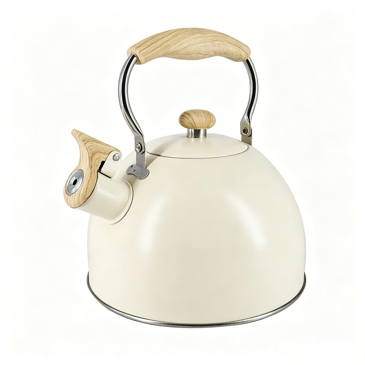 Lily's Home 2 Quart Stainless Steel Whistling Tea Kettle, the Perfect Stovetop Tea and Water Boilers for Your Home, Dorm, Condo or Apartment. (Blue)