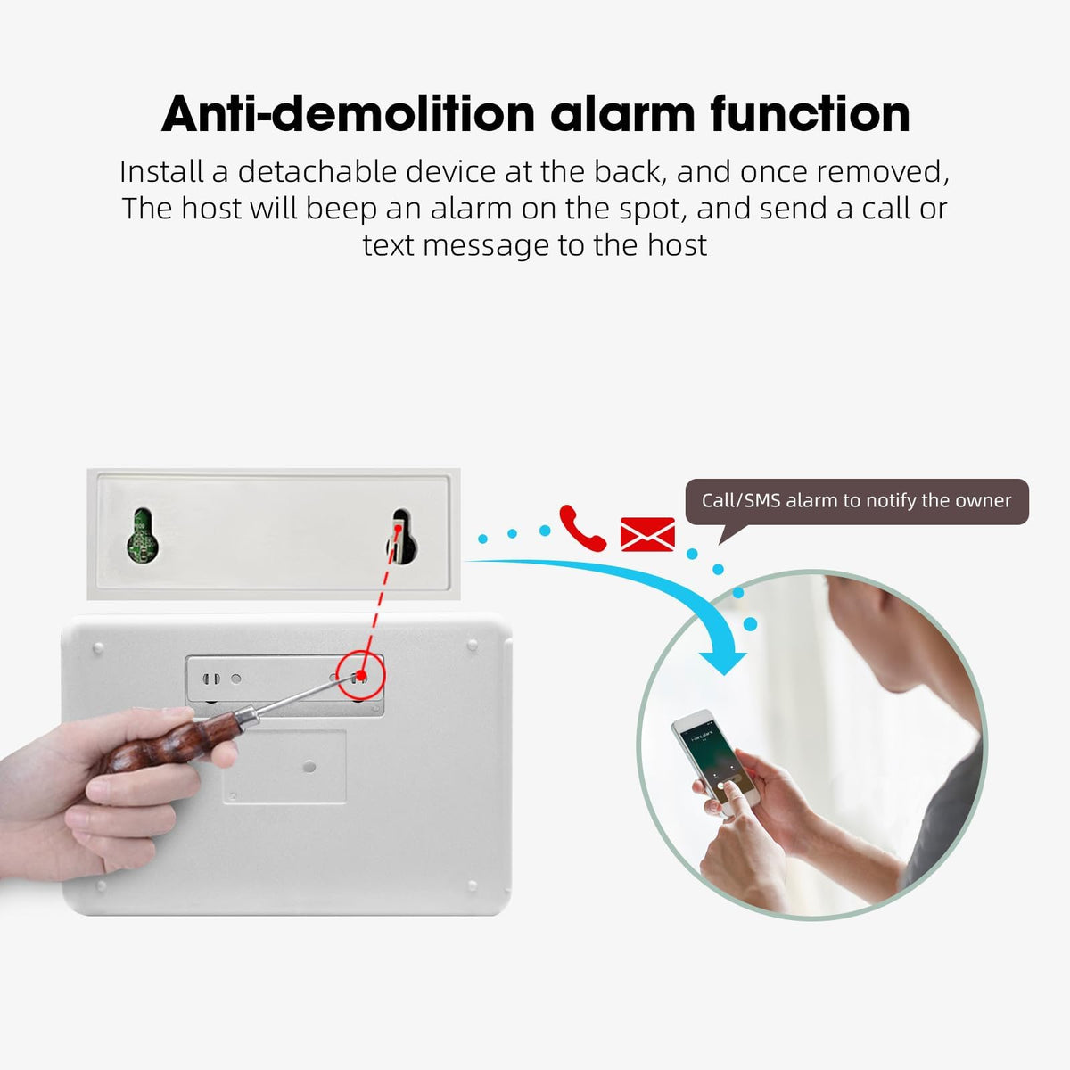 LWOHSI A103F Home Security Alarm System with 2MP Security Camera