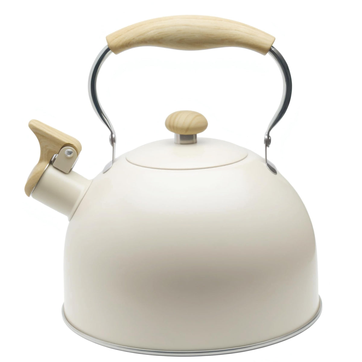 Lily's Home 2 Quart Stainless Steel Whistling Tea Kettle, the Perfect Stovetop Tea and Water Boilers for Your Home, Dorm, Condo or Apartment. (Blue)