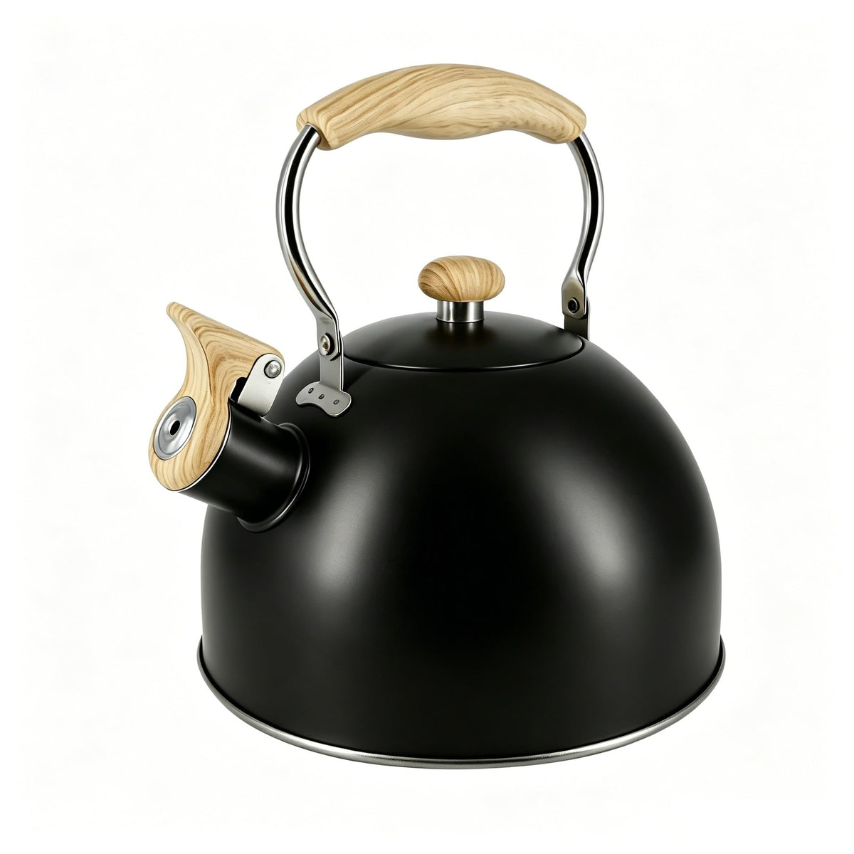 Lily's Home 2 Quart Stainless Steel Whistling Tea Kettle, the Perfect Stovetop Tea and Water Boilers for Your Home, Dorm, Condo or Apartment. (Blue)