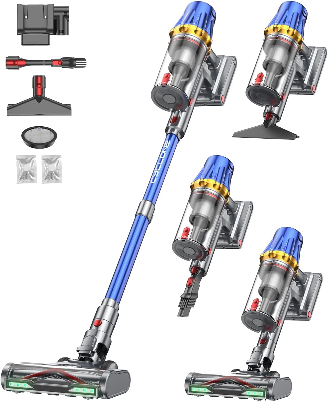 H9 Cordless Vacuum Cleaner 700W 58kPa 90 Mins Runtime for Home