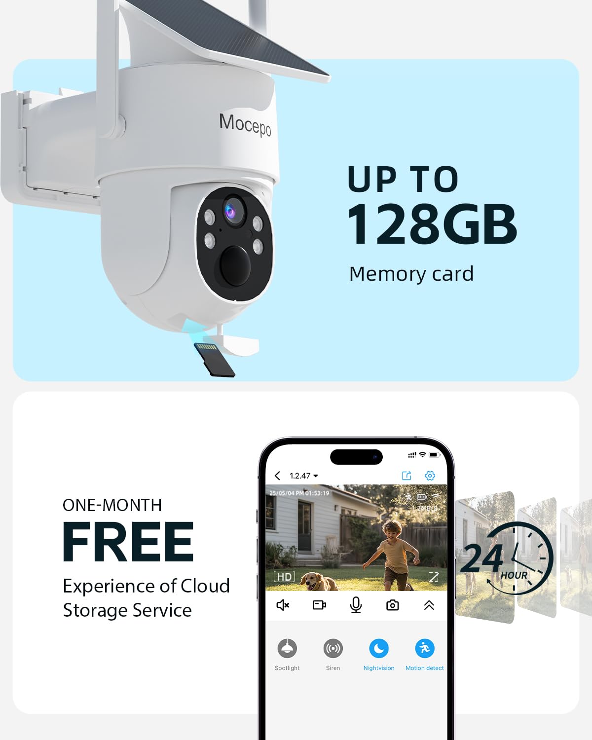 Security Cameras Wireless Outdoor, 4MP Solar-Powered Home Security Cameras