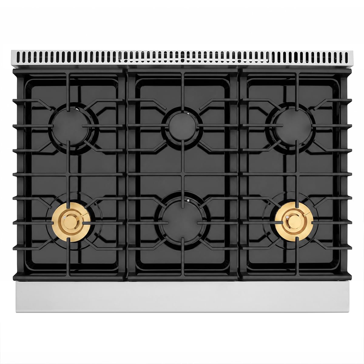 Tilt Panel 36" Natural Gas Range with 6.2 cu ft True Convection Oven (Red)