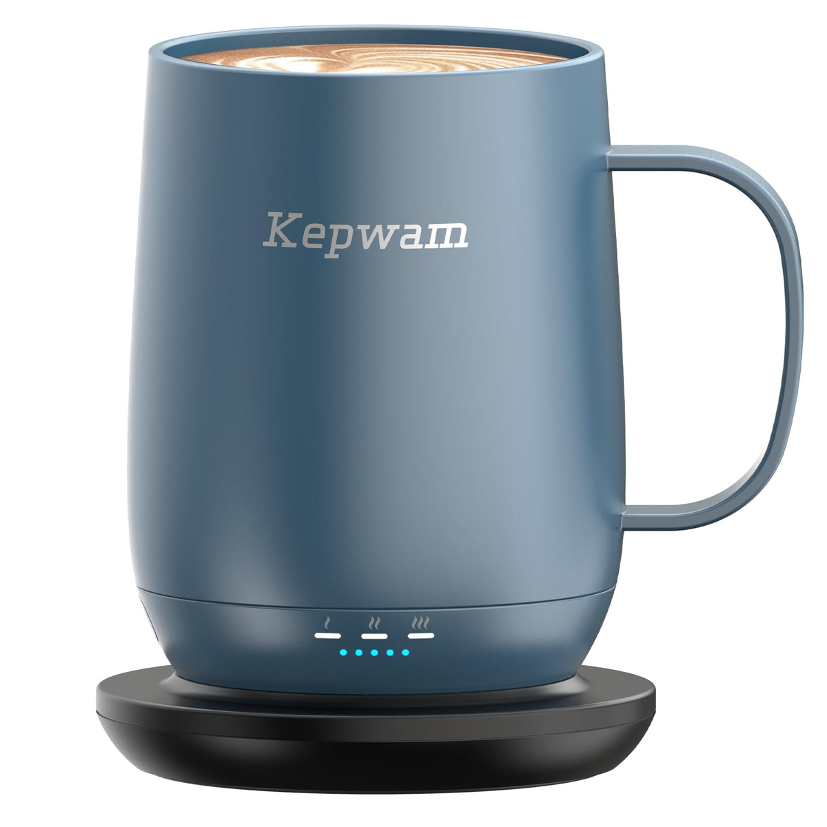 Kepwam Self-Heating Coffee Mug T2, 16oz Electric Heated Mug Hot Up to 149℉