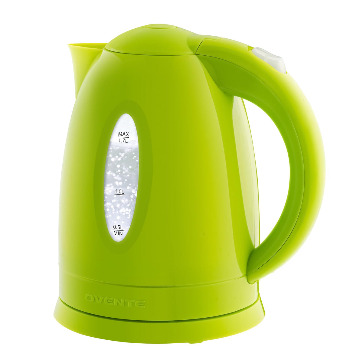 OVENTE 1.7L Electric Tea Kettle, Fast Boiling Water Heater, White KP72W