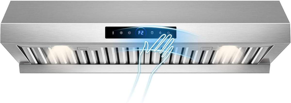 30 inch Under Cabinet Range Hood 1200 CFM Stainless Steel Vent Hoods