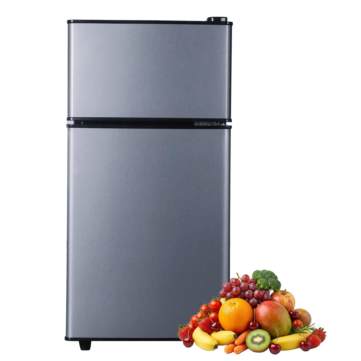 Mini Fridge with Freezer, 3.2 cuft Small Refrigerator, Compact Refrigerator