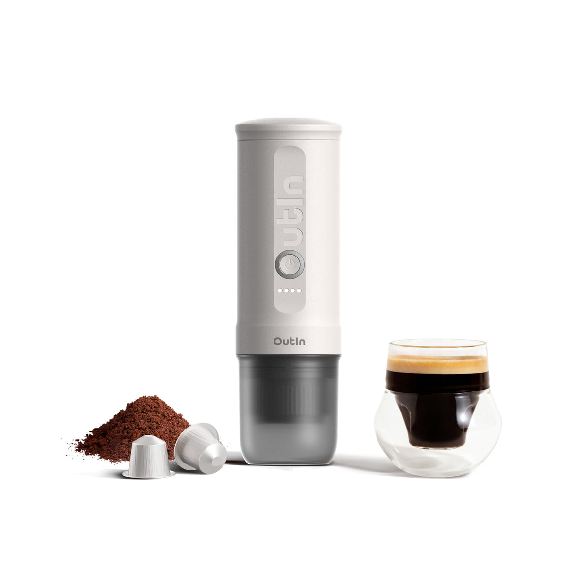 OutIn Nano Portable Electric Espresso Machine, Travel Coffee Maker