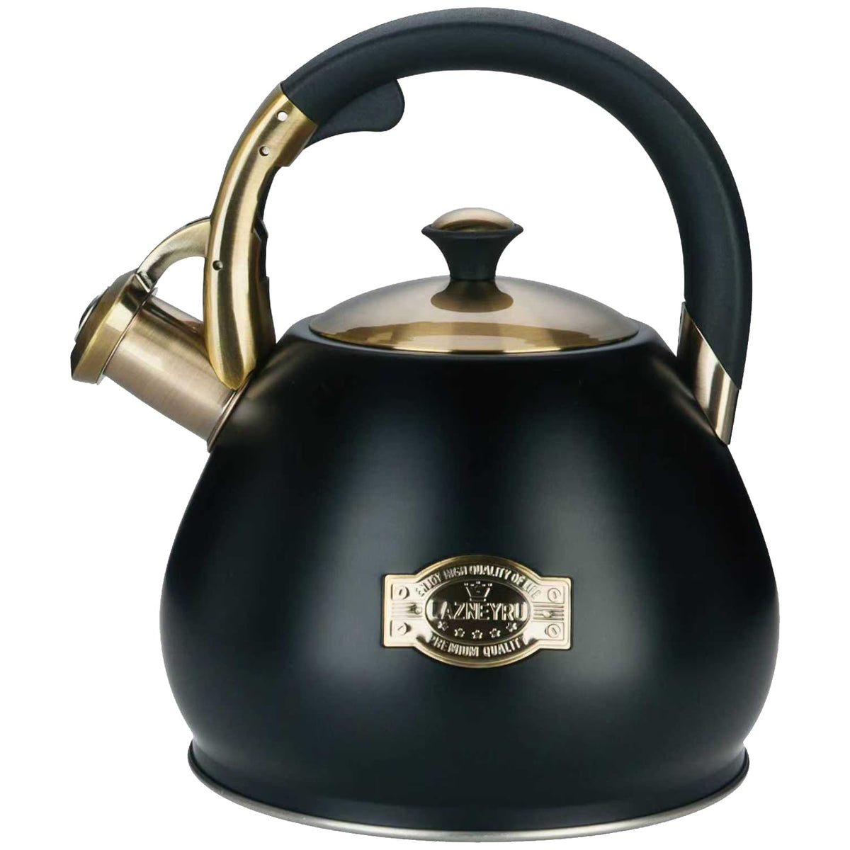 Tea Kettle for Stove Top Whistling Teapot, 3.2Q Tea Pot Stainless Steel Teakettle with Heat Proof Ergonomic Handle