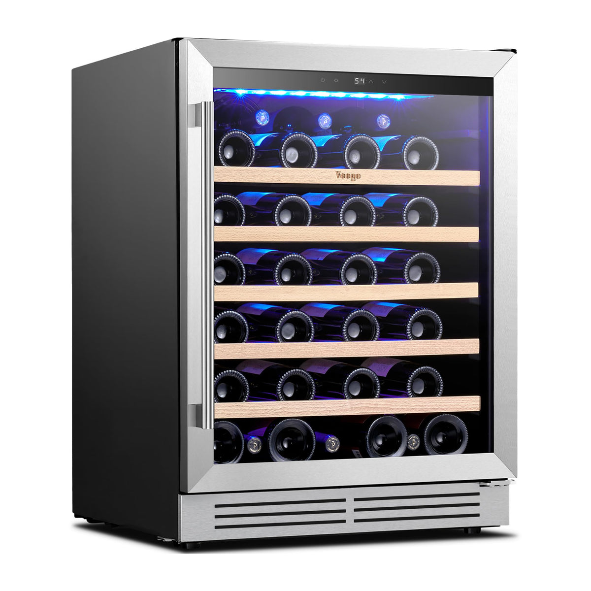 Yeego 24 Inch Dual Zone Wine Fridge with 52 Bottle