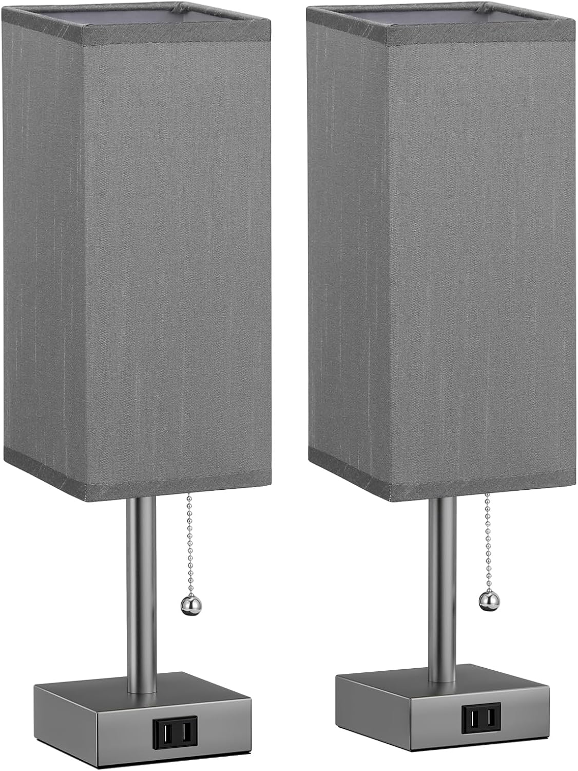 Fenmzee Bedside Lamp for Bedroom Set of 2 - Small Table Lamp for Nightstand