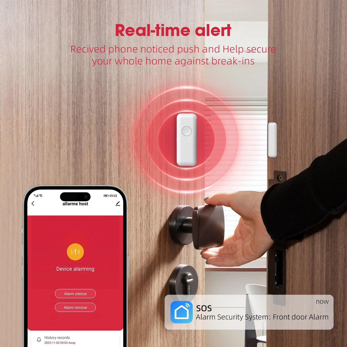 LWOHSI A103F Home Security Alarm System with 2MP Security Camera