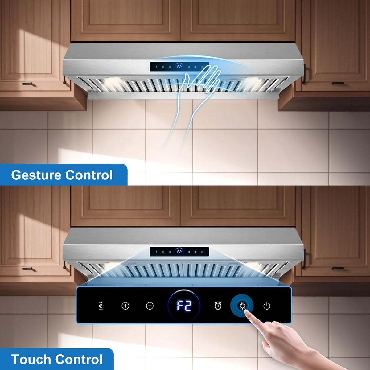 30 inch Under Cabinet Range Hood 1200 CFM Stainless Steel Vent Hoods