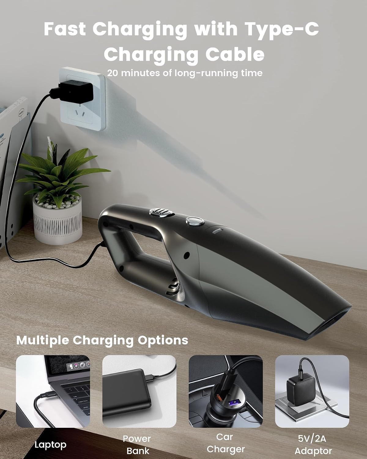 Handheld Vacuum Cordless, car Vacuum Portable Cordless