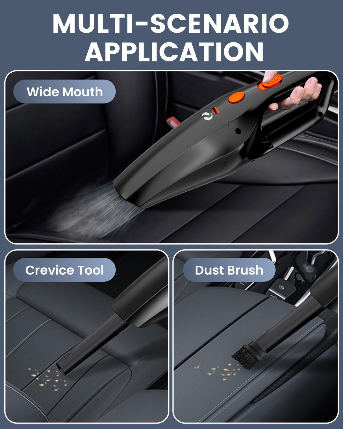 Handheld Vacuum Cordless, car Vacuum Portable Cordless