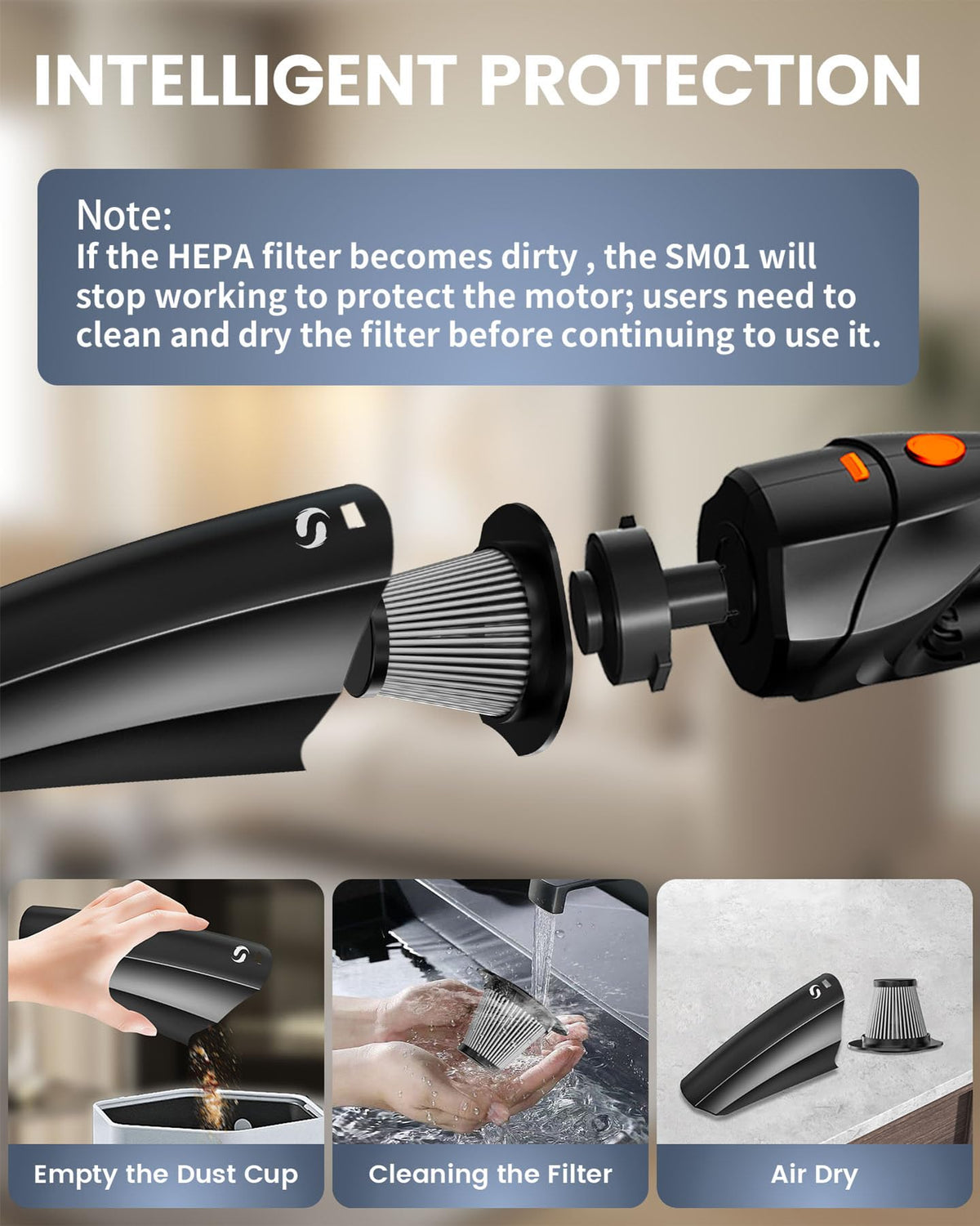 Handheld Vacuum Cordless, car Vacuum Portable Cordless