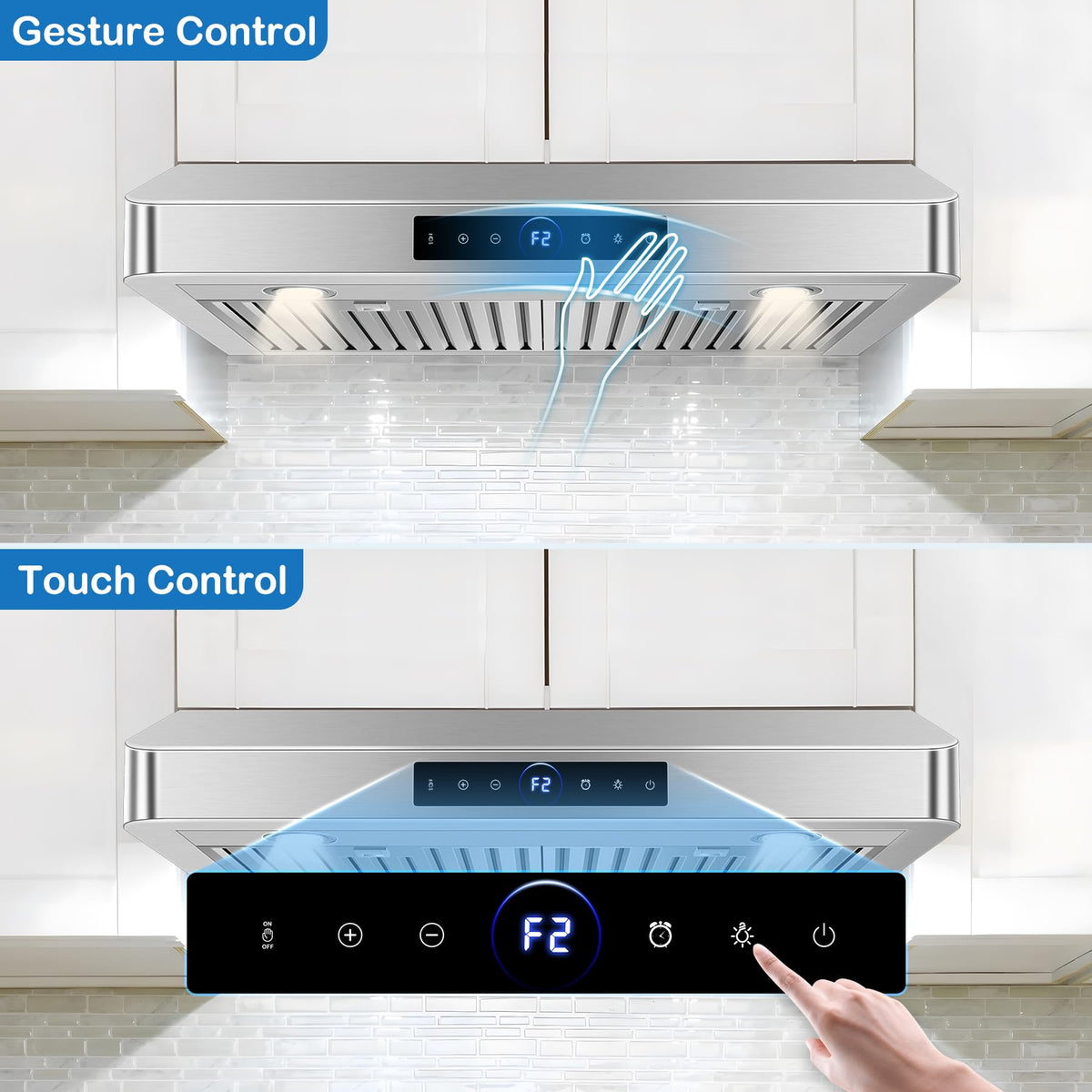30 inch Under Cabinet Range Hood 1200 CFM Stainless Steel Vent Hoods