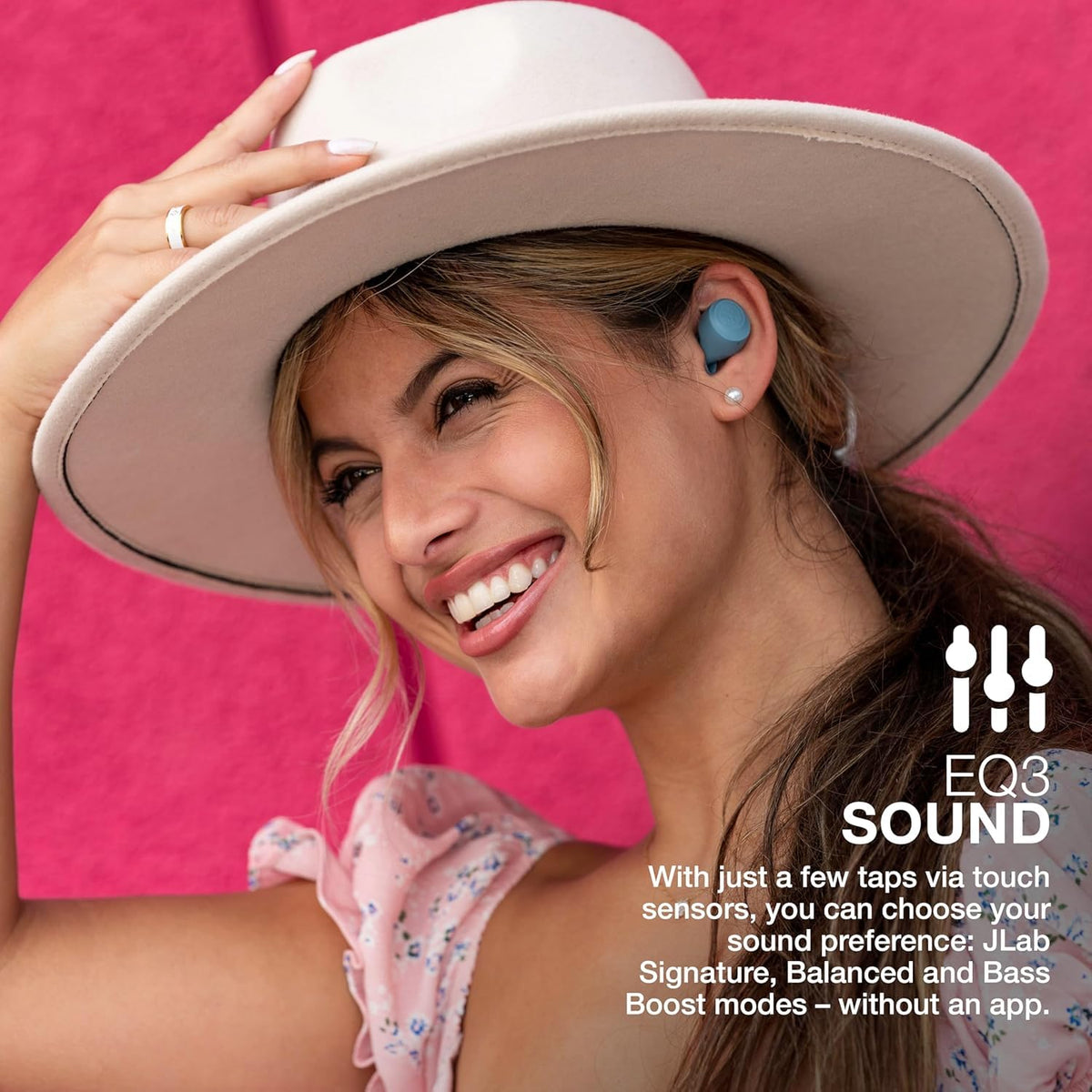 JLab Go Air Pop+ Earbuds, Dual Connect, EQ3 Sound, Mint Green
