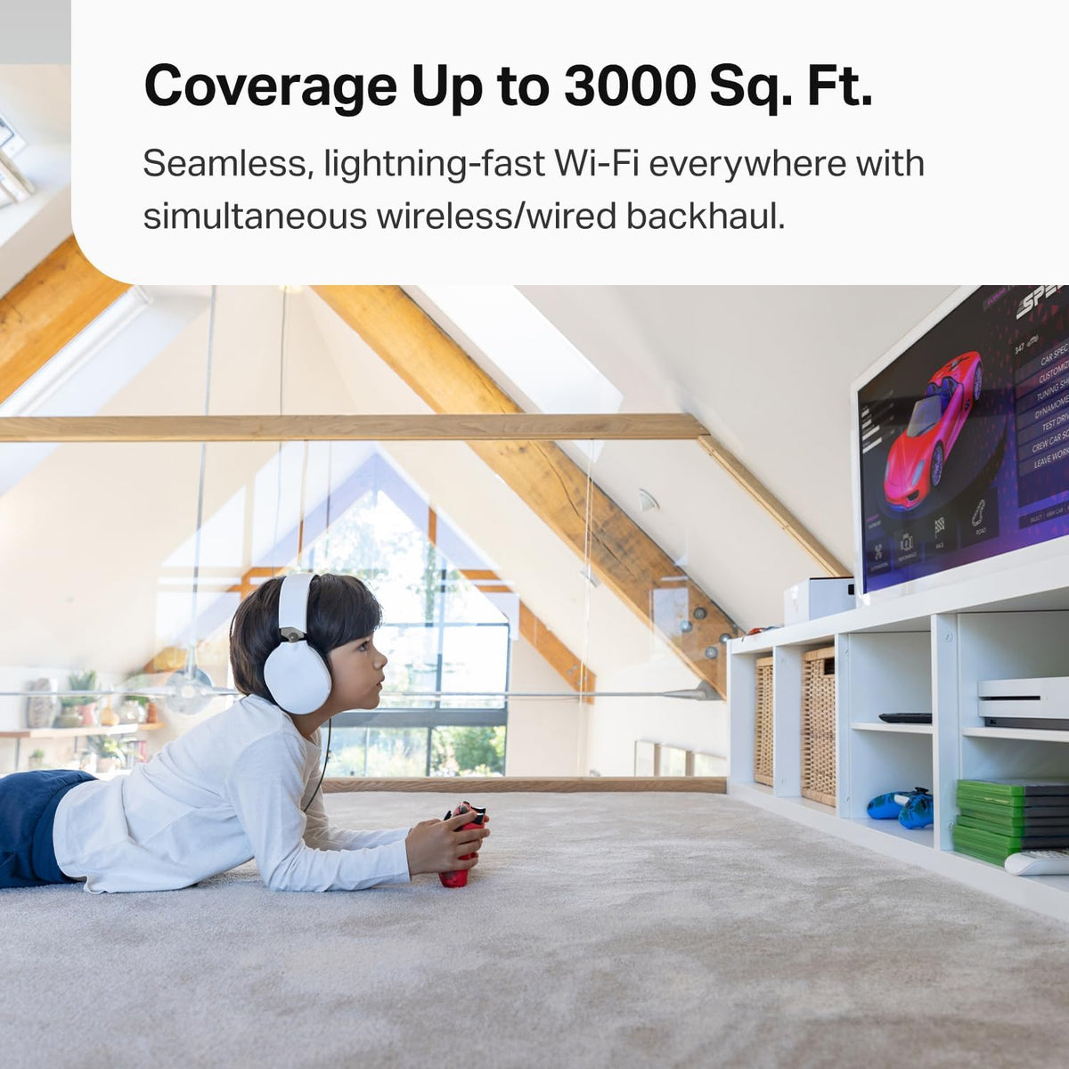 TP-Link Deco XE75 AXE5400 Tri-Band WiFi 6E Mesh System, 2-Pack