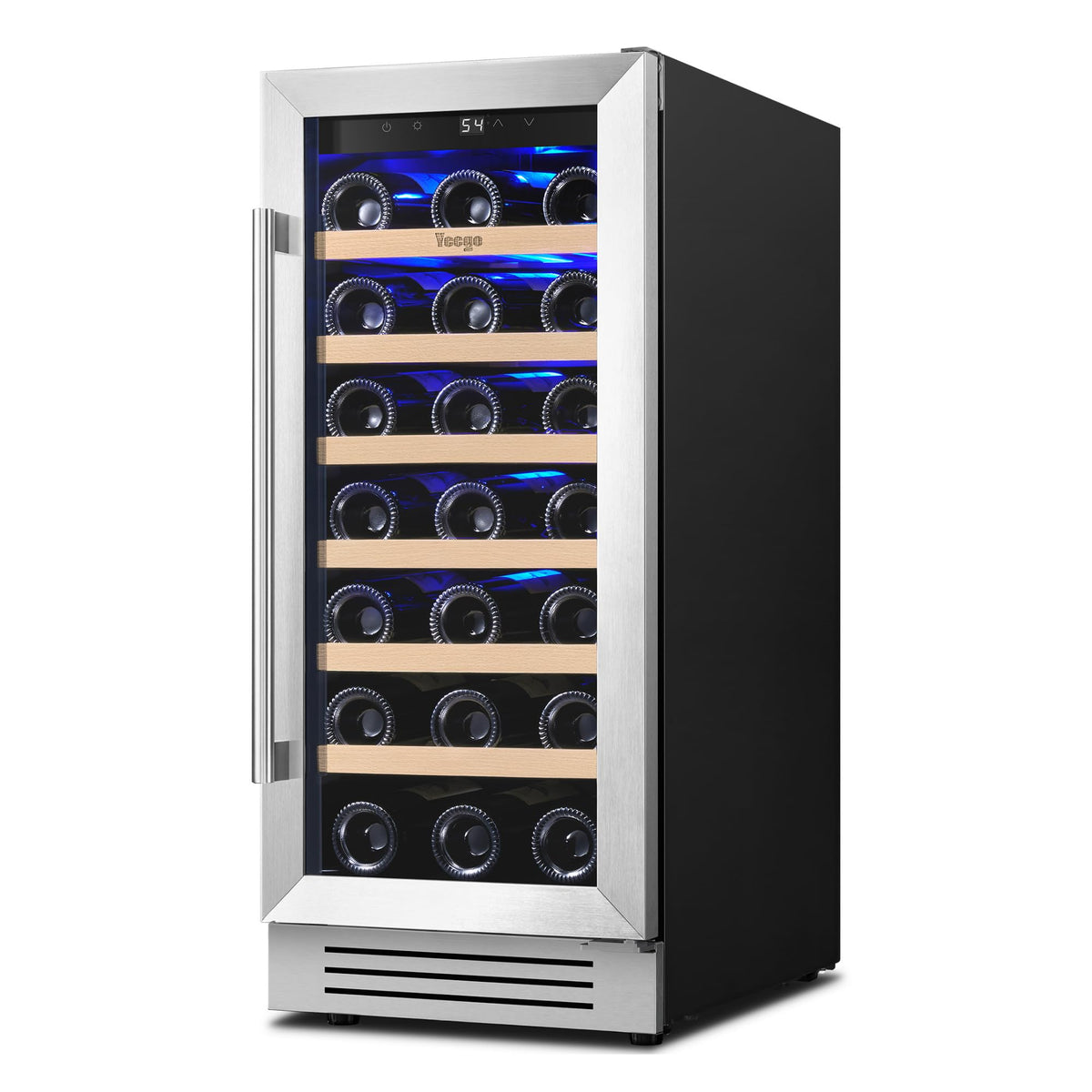 Yeego 24 Inch Dual Zone Wine Fridge with 52 Bottle