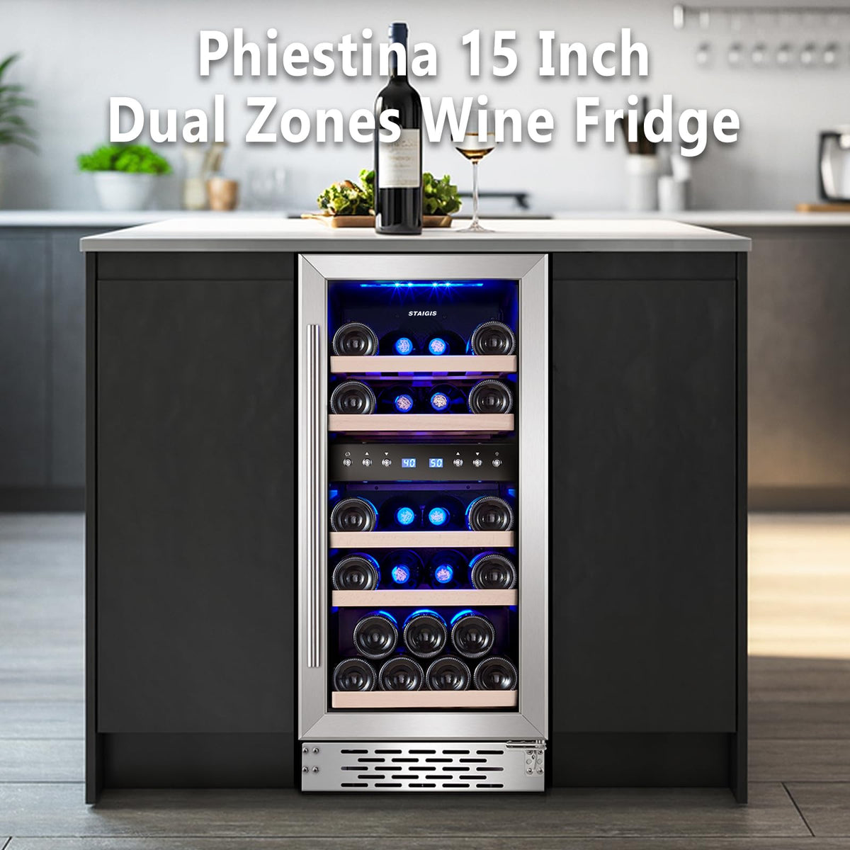 24inch Beverage Refrigerator,180 Cans Beverage Fridge Under Counter