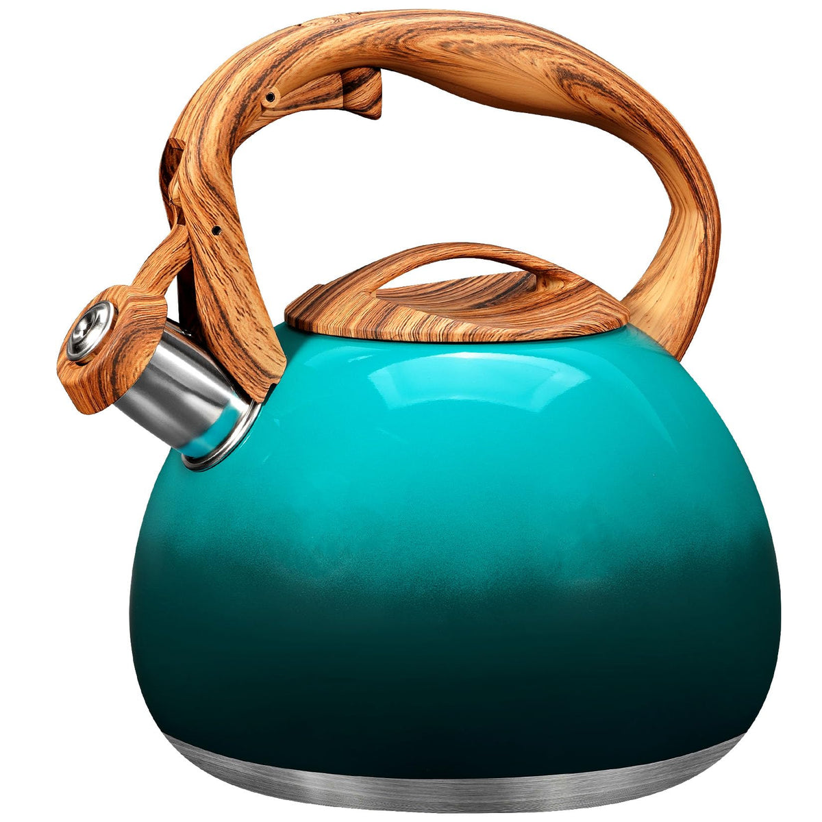 GGC Whistling Tea Kettle for Stove Top, 3.2QT/3L Stainless Steel Tea Kettle