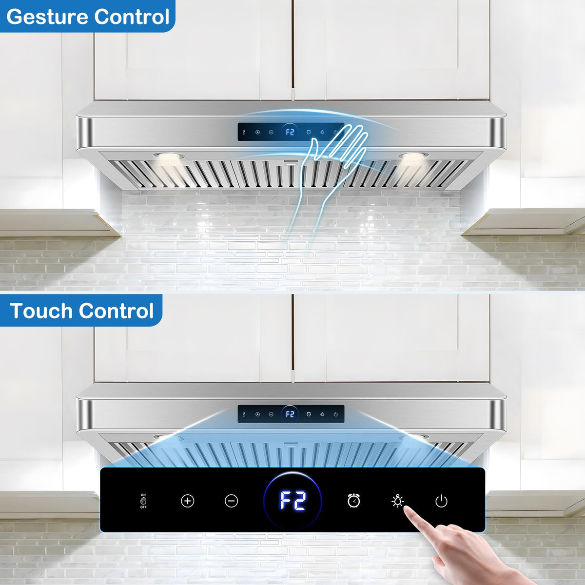 30 inch Under Cabinet Range Hood 1200 CFM Stainless Steel Vent Hoods