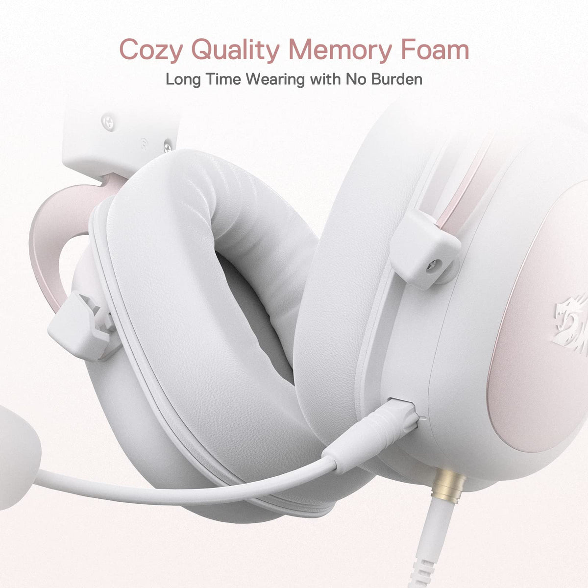 Redragon H510 Zeus Wired Gaming Headset - 7.1 Surround Sound - Memory Foam Ear Pads - 53MM Drivers - Detachable Microphone, Works for Multi-Platforms PC, PS4/3 & Xbox One/Series X, NS