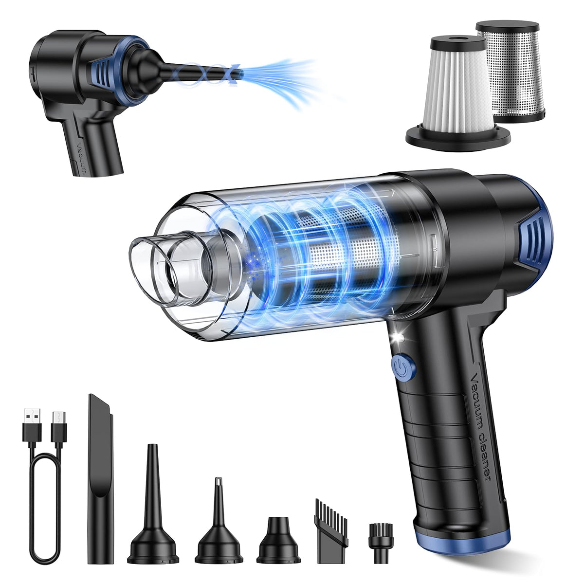 AHNR 20000PA Handheld Car Vacuum Portable Cordless with Brushless Motor