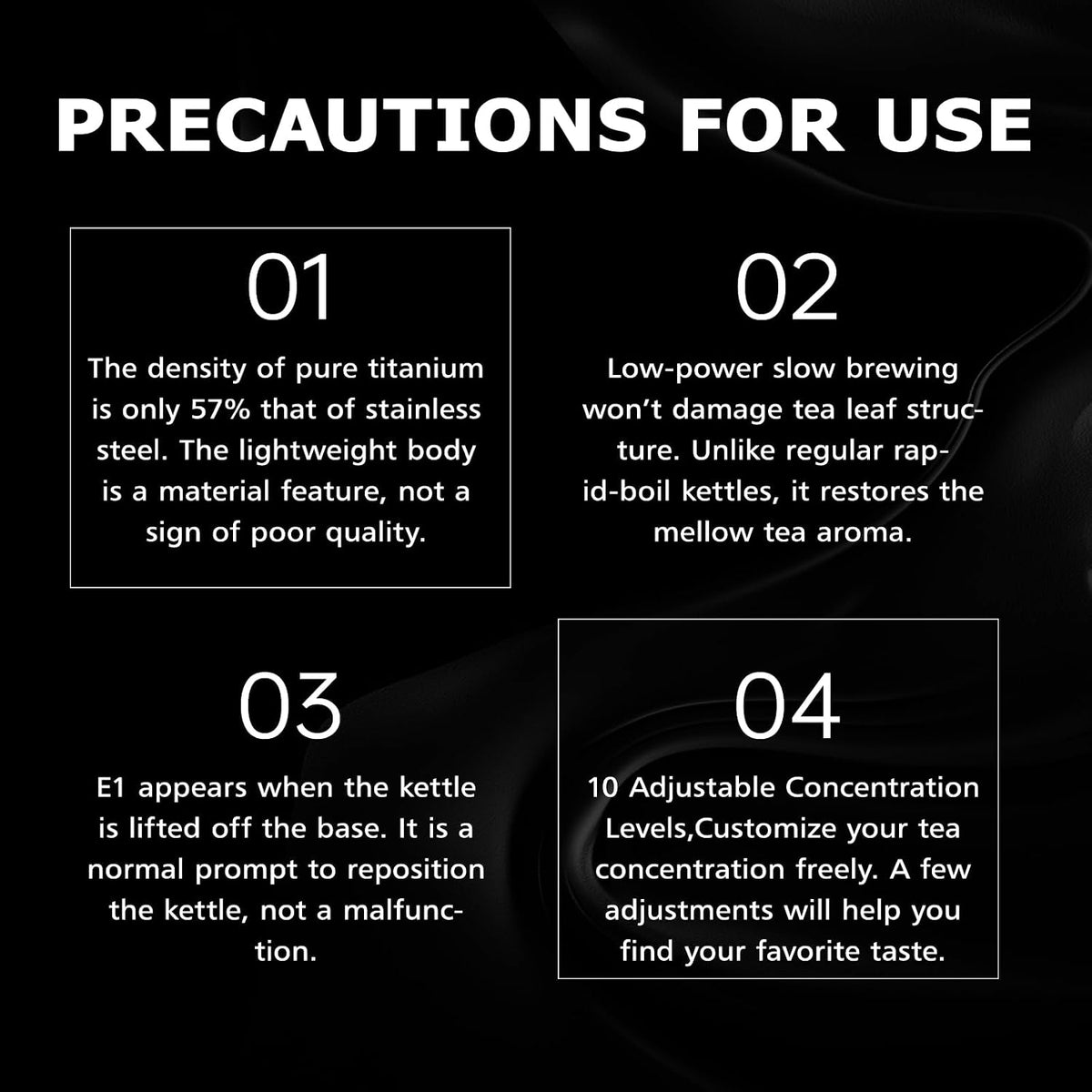 120V Titanium & Glass Electric Tea Kettle, Pro Steam Extraction for All Teas (Green, Black, Oolong), 11 Temp & 10 Strength Levels, 1.2L, 12H Keep Warm, BPA-Free, 2 Infusers