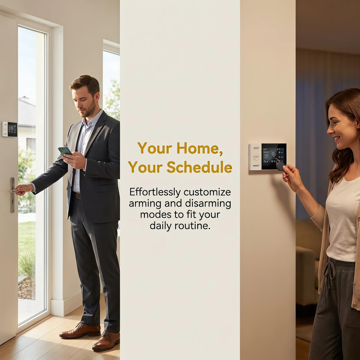 WiFi Wireless Alarm System for Home Security - 24/7 Protection Smart Device