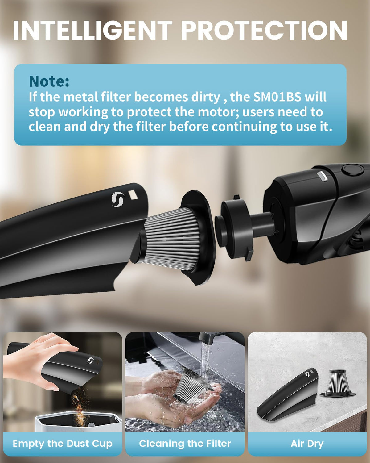 Handheld Vacuum Cordless, car Vacuum Portable Cordless