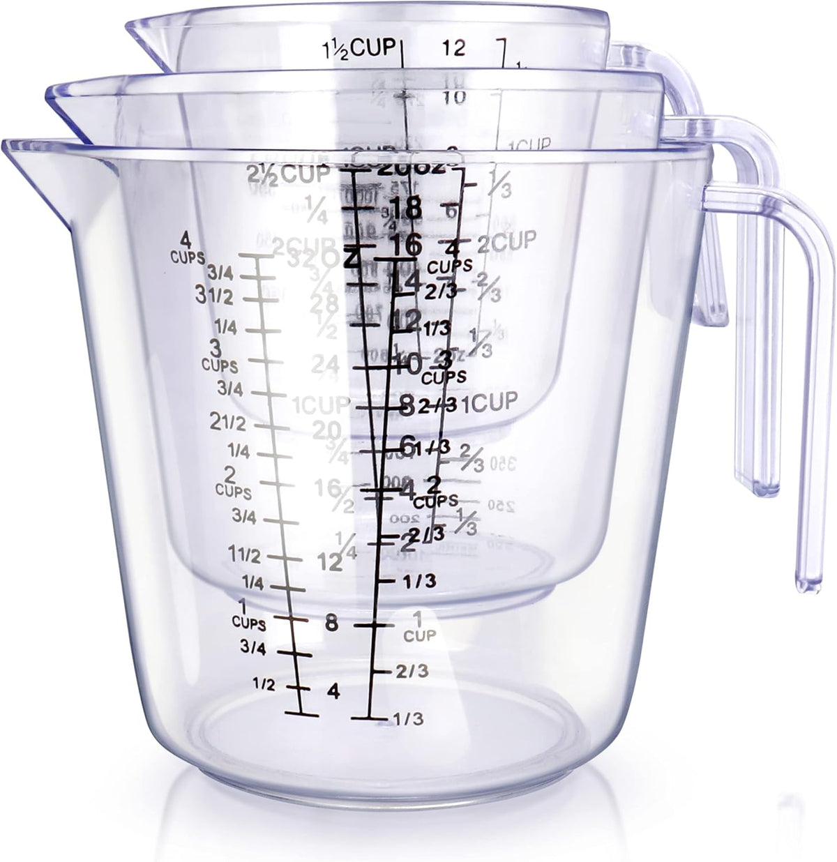 -BINGBING- Measuring Cups Set, Liquid Measuring Cups For 3 For Kitchen