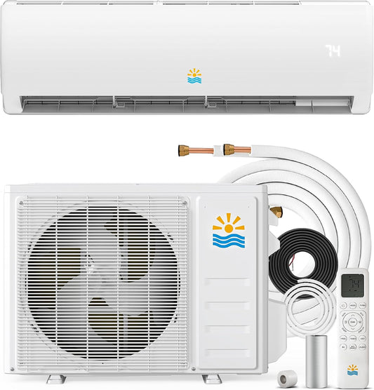 11500 BTU Mini Split AC/Heating System 17 SEER2 Ductless Inverter