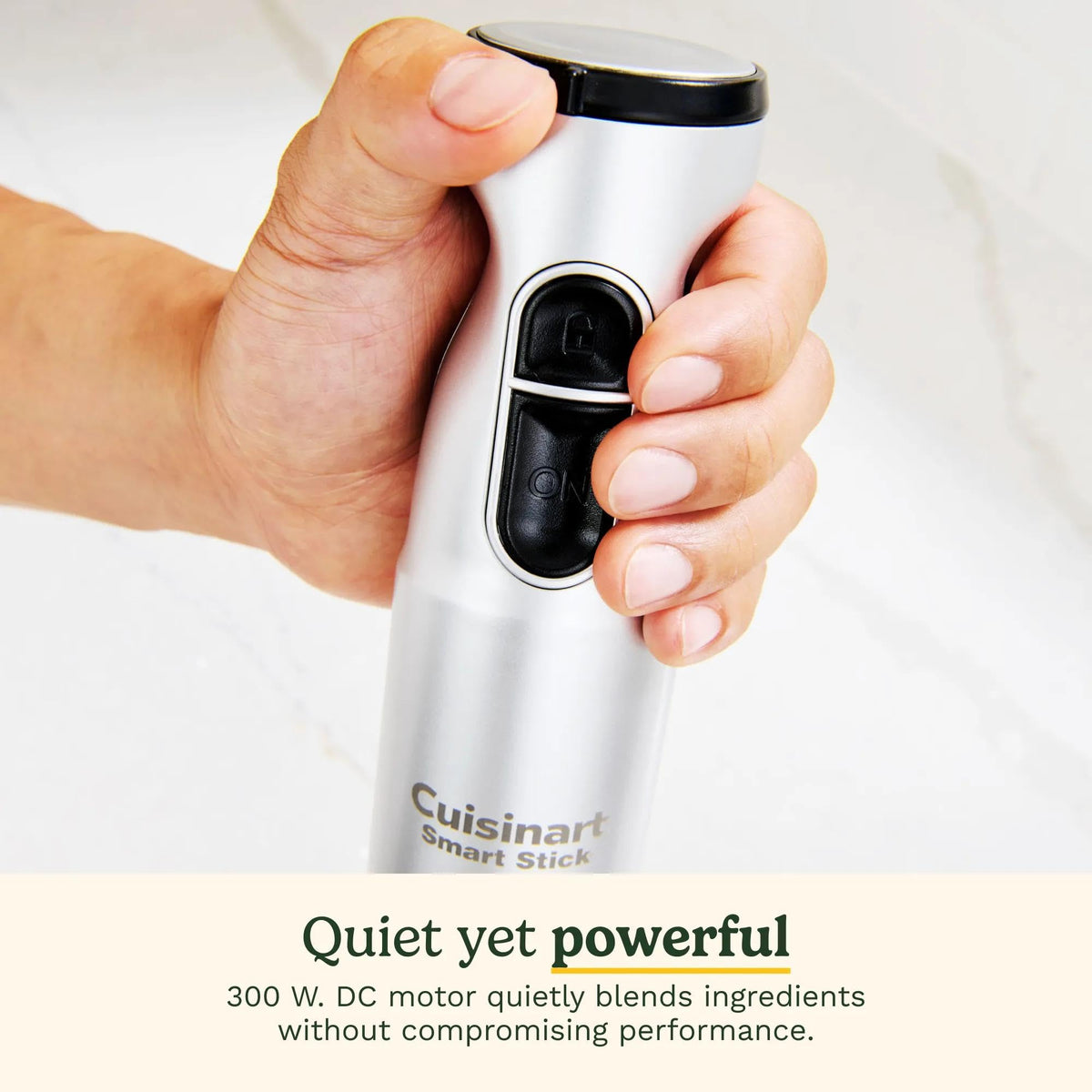 Cuisinart Smart Stick Two-Speed Corded Hand Blender, Powerful Immersion Blender with 300-Watt Motor Blends Shakes, Smoothies, Puree, Baby Food, Soups & Sauces, CSB-175RP1, Red