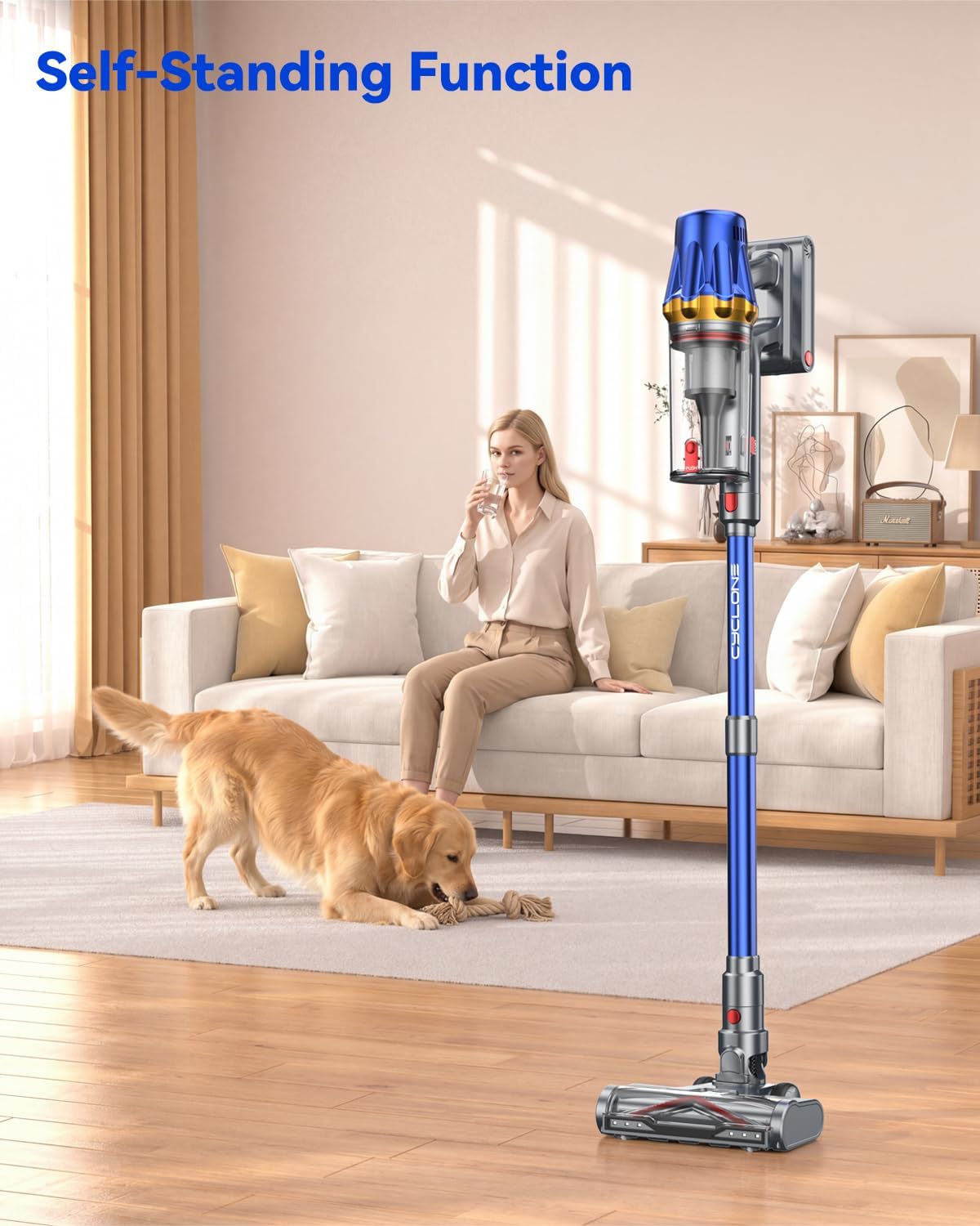 H9 Cordless Vacuum Cleaner 700W 58kPa 90 Mins Runtime for Home