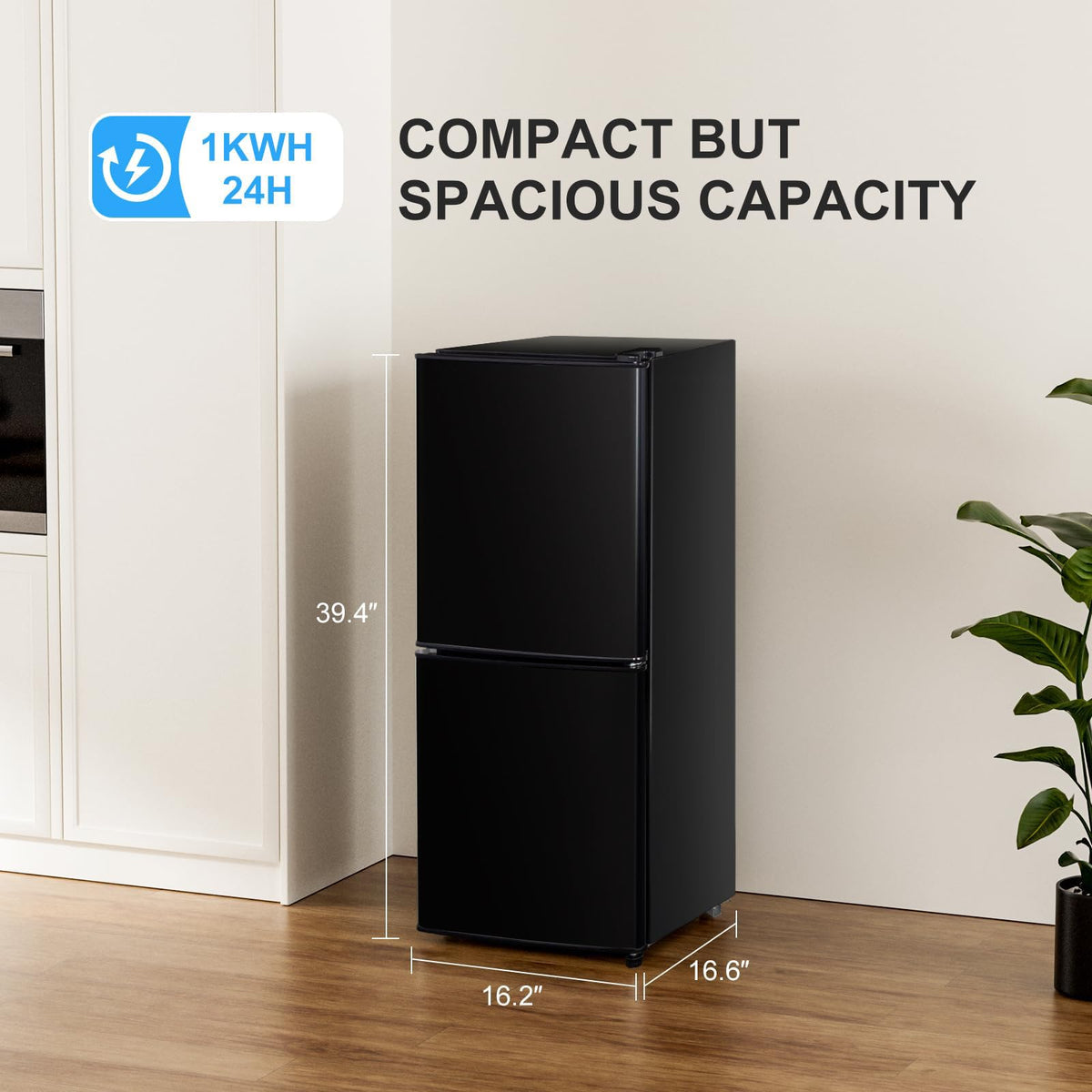 Mini Fridge with Freezer, 3.2 cuft Small Refrigerator, Compact Refrigerator