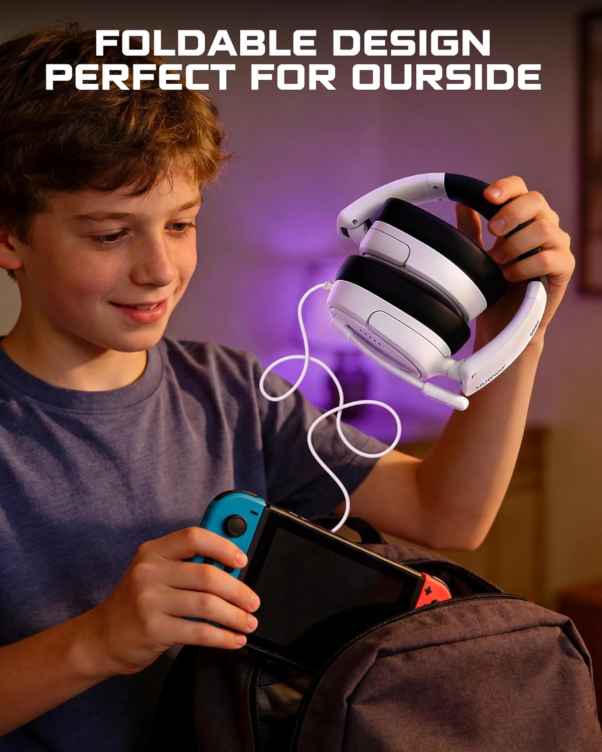 NUBWO HG04L Gaming Headset for Xbox Series X|S/Xbox One, PS5/PS4, Switch