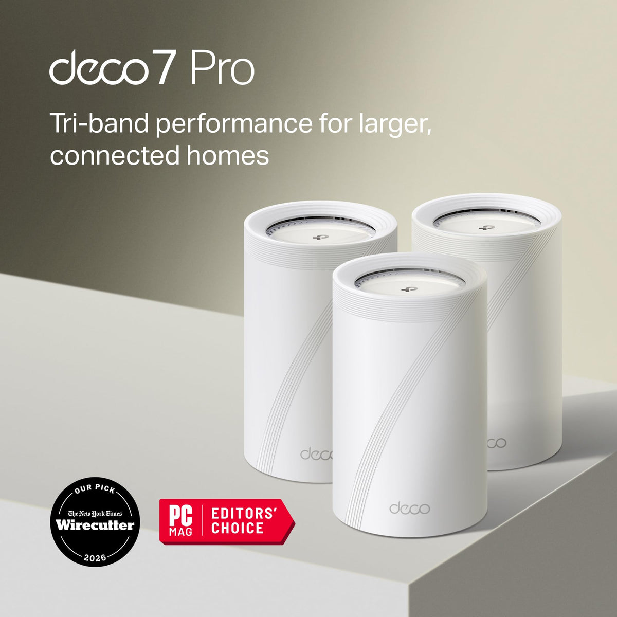 TP-Link Deco XE75 AXE5400 Tri-Band WiFi 6E Mesh System, 2-Pack