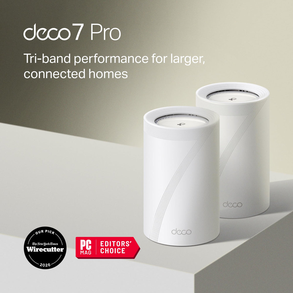 TP-Link Deco XE75 AXE5400 Tri-Band WiFi 6E Mesh System, 2-Pack