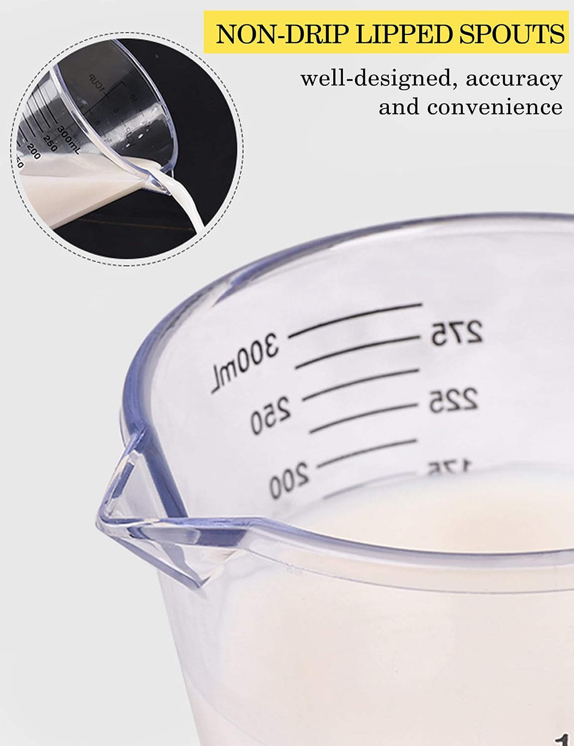 -BINGBING- Measuring Cups Set, Liquid Measuring Cups For 3 For Kitchen