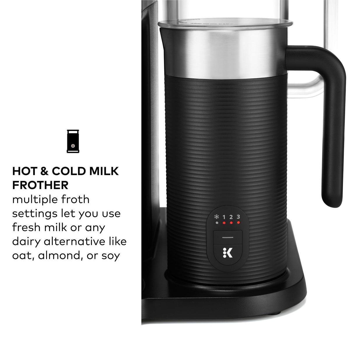 Keurig K-Cafe Single-Serve K-Cup Coffee Maker, Dark Charcoal