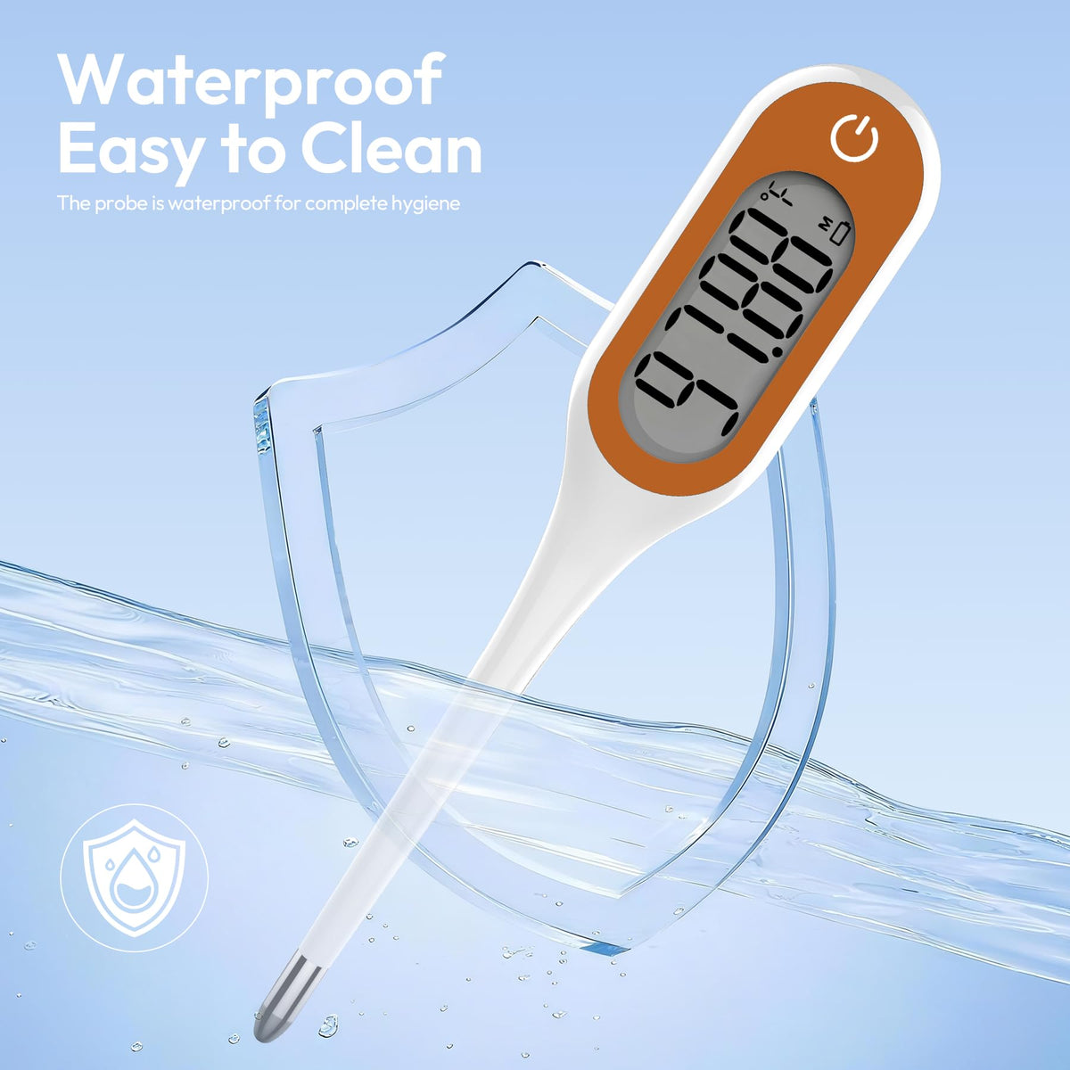 8 Seconds Basal Thermometer for Adult & Kids, Accurate & Safe Thermometer