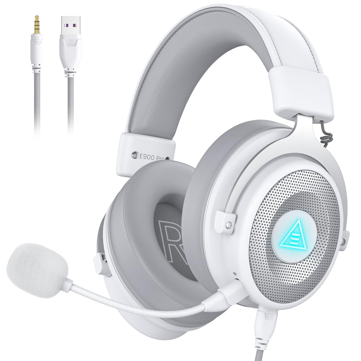 EKSA E900 Pro USB Gaming Headset for PC, 7.1 Surround Sound, 50MM Driver