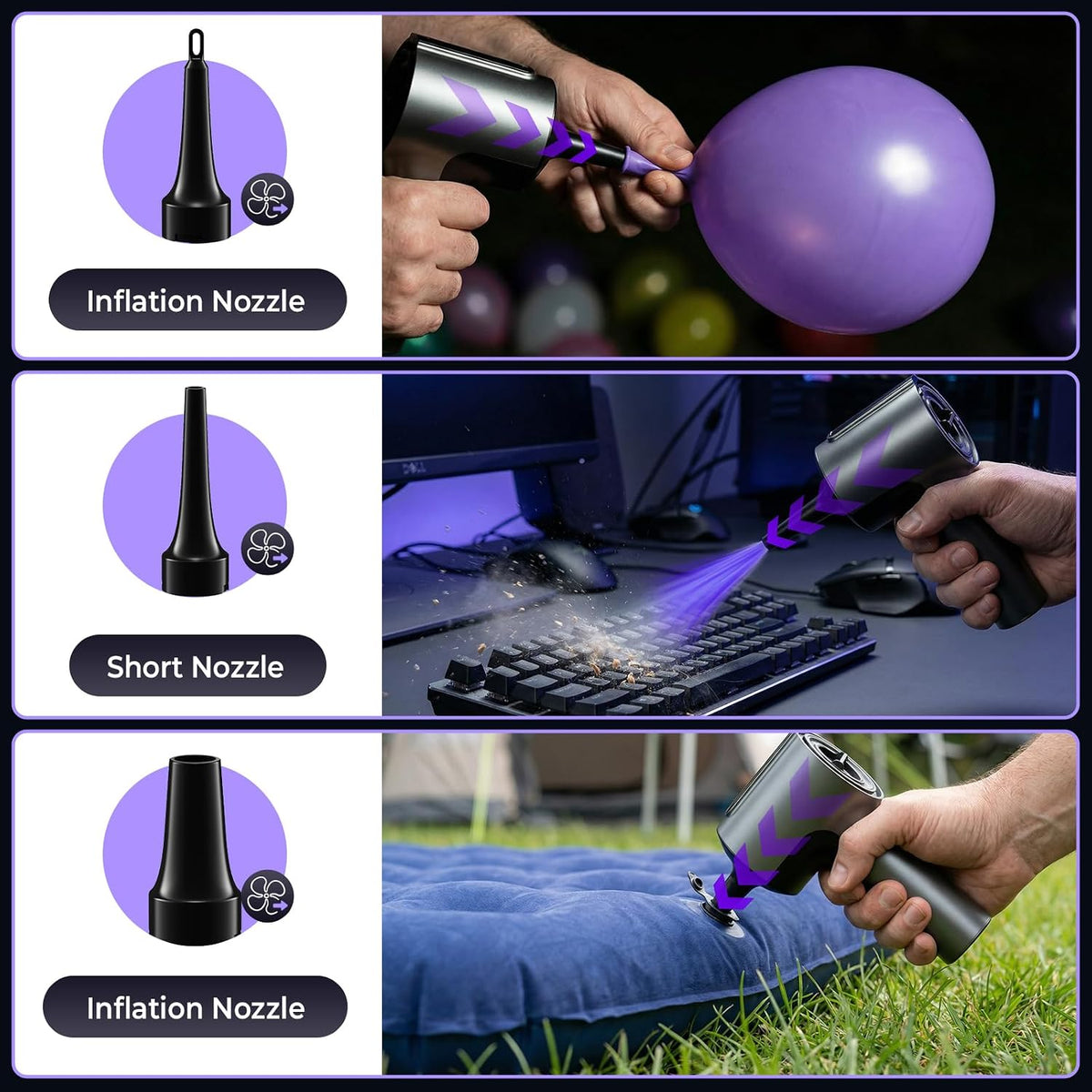 Car Vacuum Portable Cordless, Handheld Vacuum Cleaner Mini Small